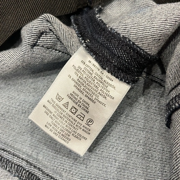 Anthropologie Pilcro and the Letterpress High Rise Denim Leggings Pull On Sz 32 - Picture 5 of 9